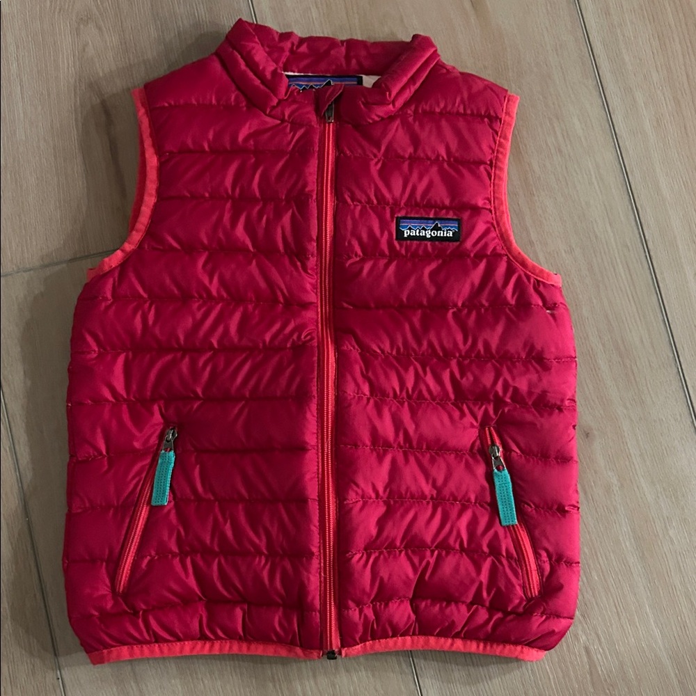 Patagonia Bright Red Puffer Vest